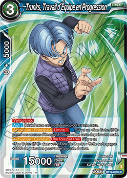 Trunks, Travail d’Équipe en Progression