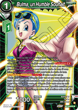 Bulma, un Humble Souhait