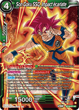 Son Goku SSG, Impact écarlate