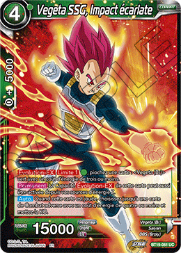 Vegeta SSG, Impact écarlate