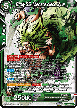 Broly SS, Menace diabolique