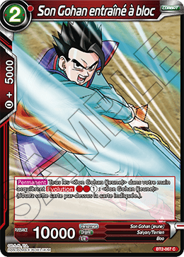 Son Gohan entraîné à bloc