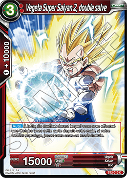 Vegeta Super Saiyan 2, double salve