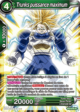 Trunks puissance maximum