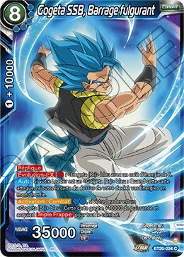 Gogeta SSB, Barrage fulgurant