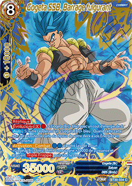 Gogeta SSB, Barrage fulgurant