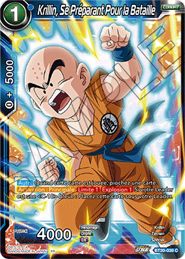 Krillin, Se Préparant Pour la Bataille