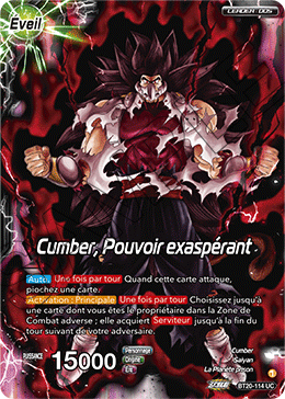 Cumber, Pouvoir exaspérant