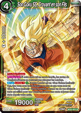 Son Goku SS, Croyant en son Fils