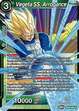 Vegeta SS, Arrogance