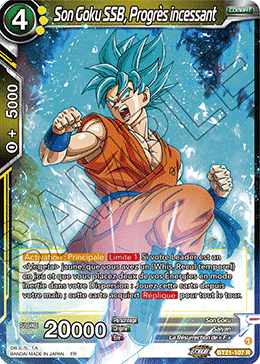 Son Goku SSB, Progrès incessant