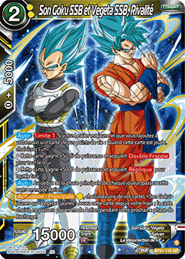 Son Goku SSB et Vegeta SSB, Rivalité