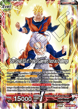 Son Gohan SS et Trunks, Guerriers face au Challenge