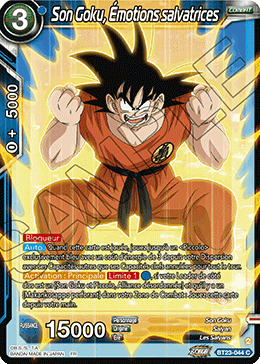 Son Goku, Émotions salvatrices