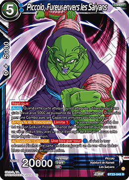 Piccolo, Fureur envers les Saiyans