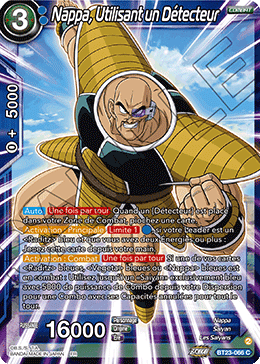 Nappa, Utilisant un Détecteur