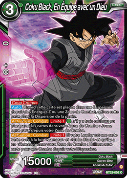 Goku Black, En Équipe avec un Dieu