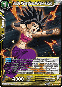 Caulifla, Préparations de Potara-Fusion