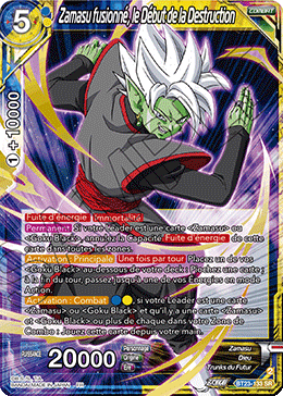 Zamasu fusionné, le Début de la Destruction