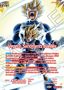 Vegeta, Sentiments éveillés