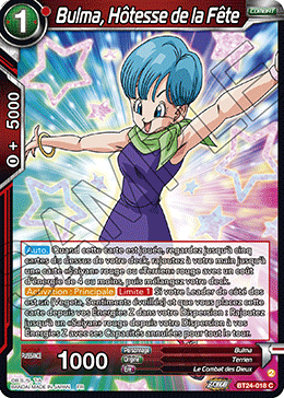 Bulma, Hôtesse de la Fête