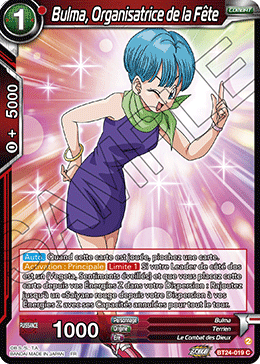 Bulma, Organisatrice de la Fête 