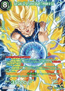 Son Goku SS, la Fureur faisant Trembler le Sol