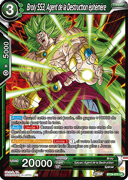 Broly SS3, Agent de la Destruction éphémère