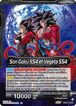 Son Goku SS4 et Vegeta SS4