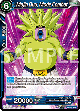 Majin Duu, Mode Combat