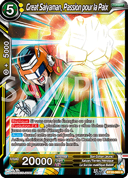 Great Saiyaman, Passion pour la Paix