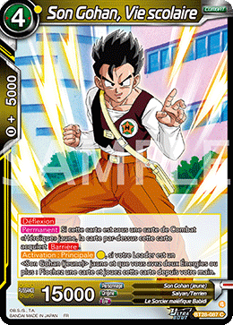 Son Gohan, Vie scolaire