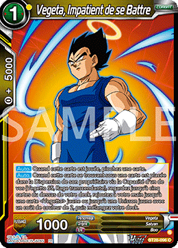 Vegeta, Impatient de se Battre