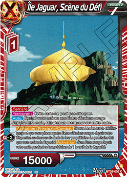 Île Jaguar, Scène du Défi