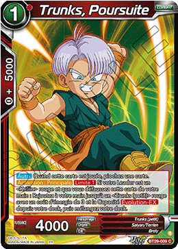 Trunks, Poursuite