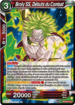 Broly SS, Débuts du Combat