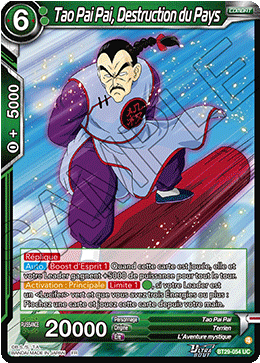 Tao Pai Pai, Destruction du Pays