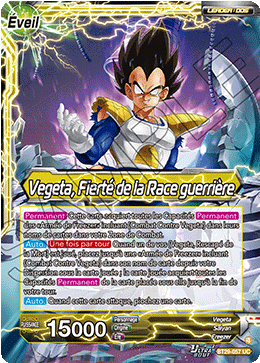 Vegeta, Fierté de la Race guerrière