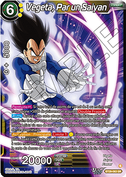 Vegeta, Par un Saiyan