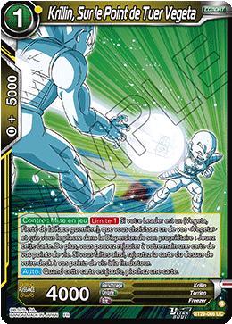 Krillin, Sur le Point de Tuer Vegeta