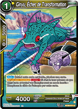 Ginyu, Échec de Transformation