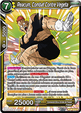 Reacum, Combat Contre Vegeta