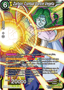 Zarbon, Combat Contre Vegeta