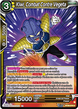 Kiwi, Combat Contre Vegeta