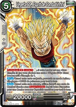 Vegeta SS, Esprit de Combat infini