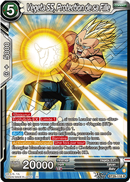 Vegeta SS, Protection de sa Fille