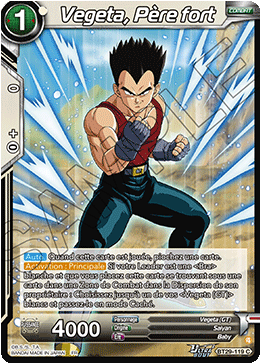 Vegeta, Père fort