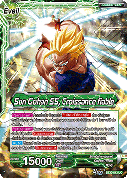 Son Gohan SS, Croissance fiable