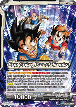 Son Goku, Pan et Trunks