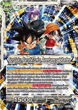 Son Goku, Pan et Trunks, Aventures palpitantes
